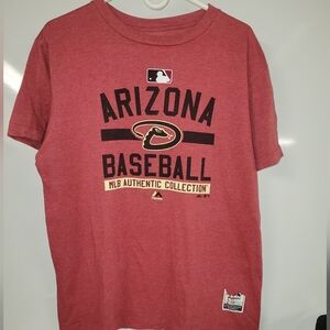 Arizona Diamondbacks Red MLB Majestic Tee Large